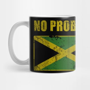 Vintage Jamaica No Problem Jamaican Flag Mug